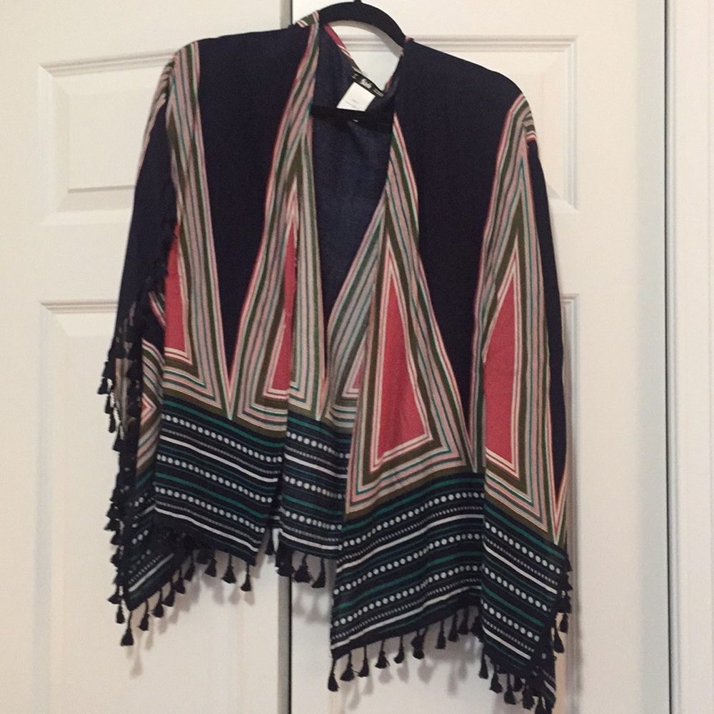 Navy Short Kimono